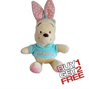 Winnie The Pooh Happy Easter Bunny Pastel colors 2020‎